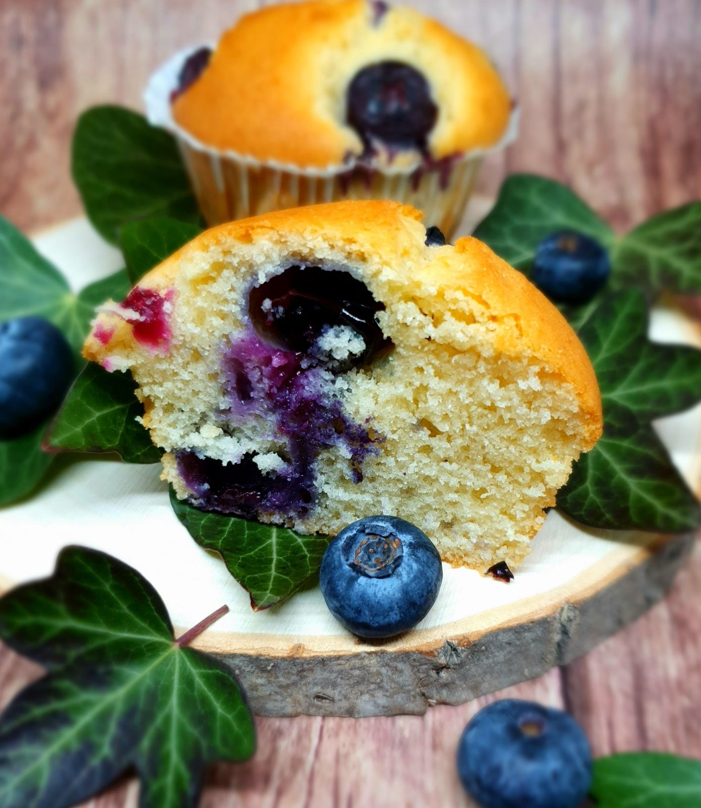 Muffins aux myrtilles