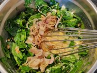 Fritatta épinards et burrata