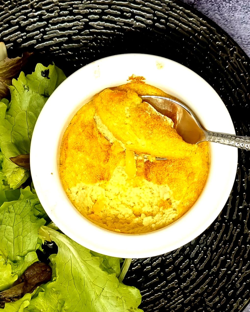 Soufflés de chou fleur et cheddar