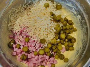 Cake jambon cornichon