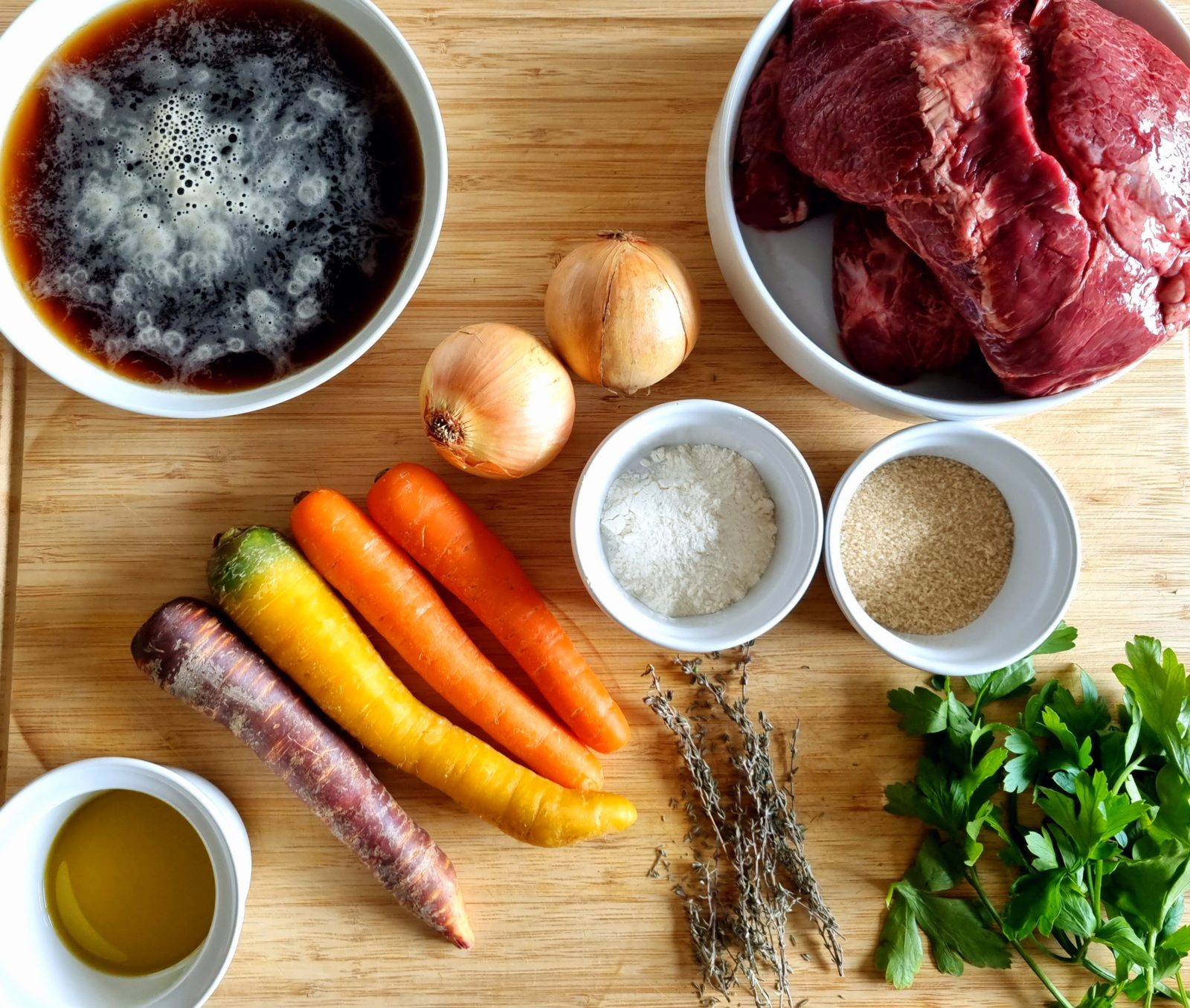 Joue de bœuf à la bière brune