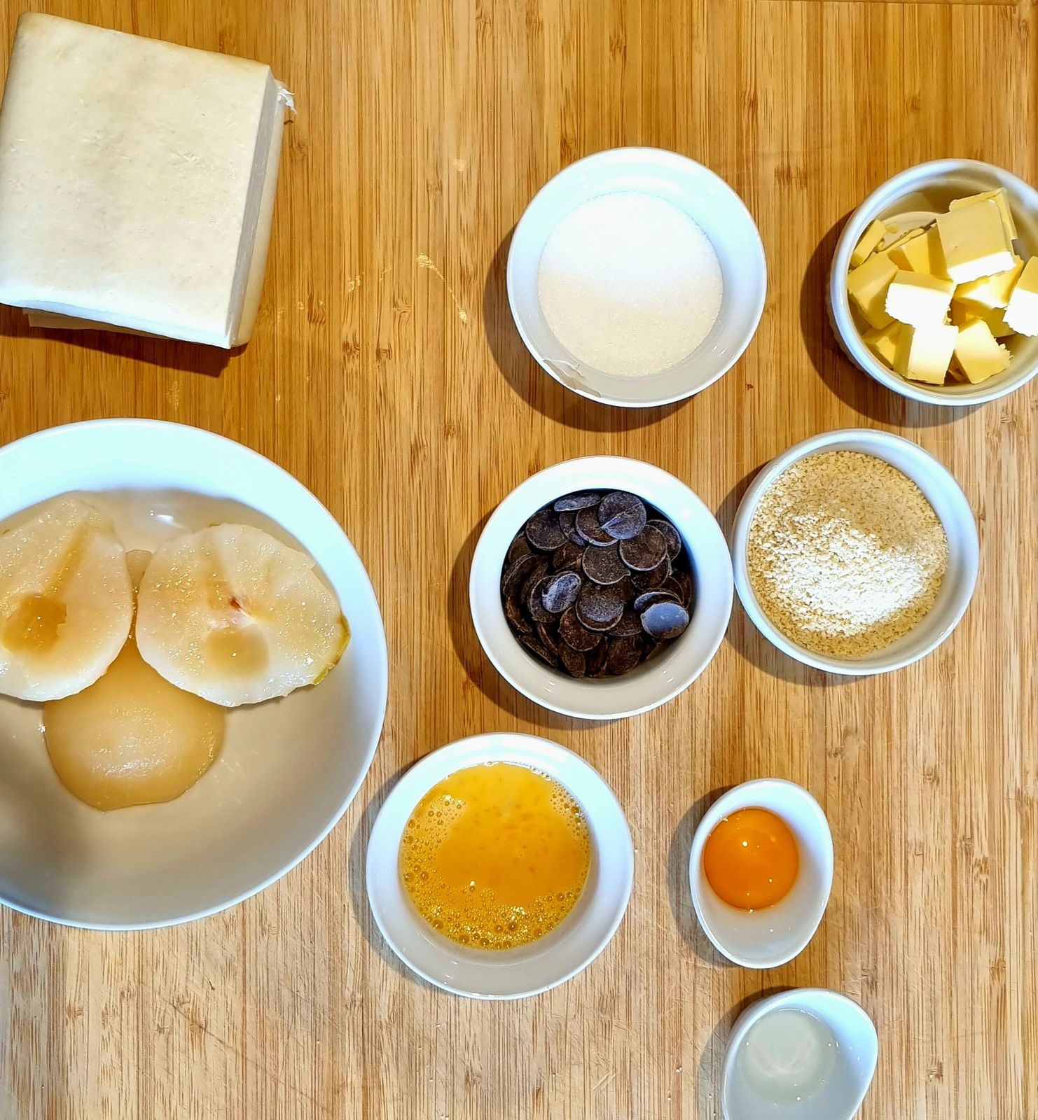 Galette chocolat poire