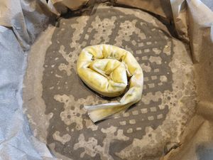 Tarte filo aux courgettes et jambon