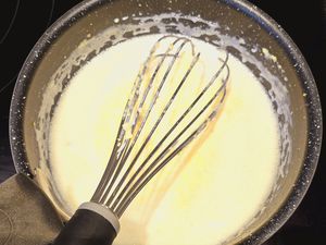 Gaufres de polenta et épinards