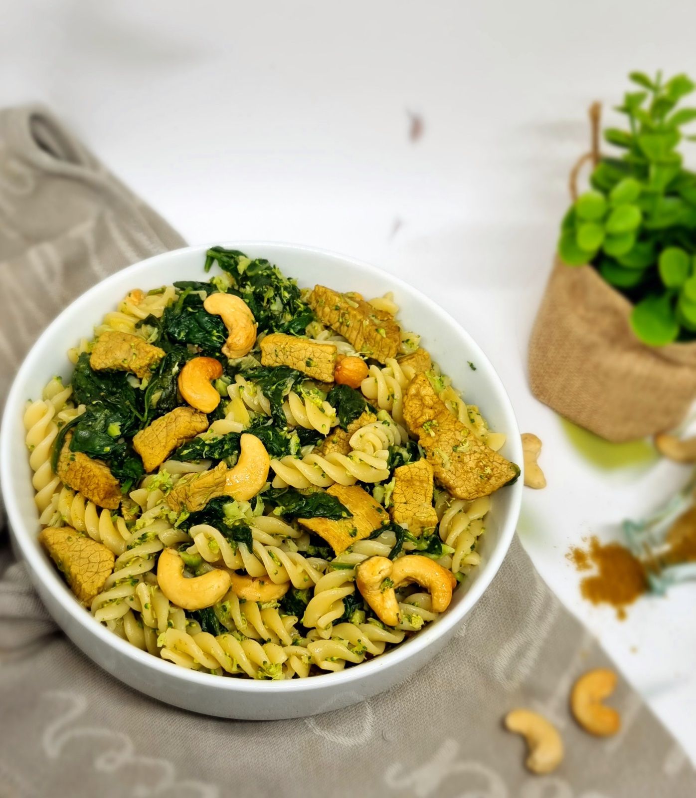 Torsades au veau et curry