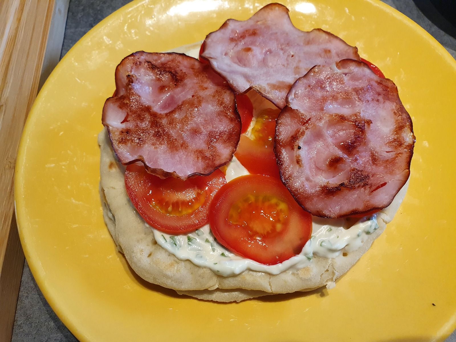 Club sandwich au pain polaire