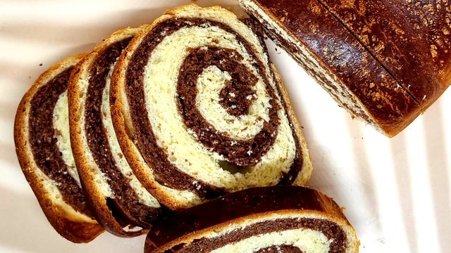 Brioche spirale choco vanille