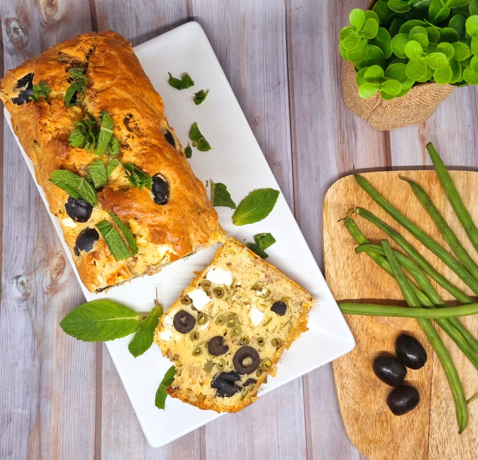 Cake haricots verts et thon ...