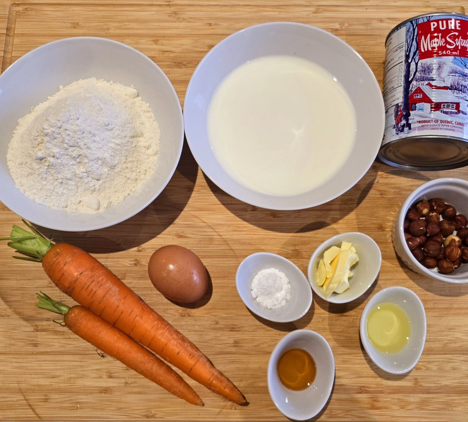 Pancakes à la carotte