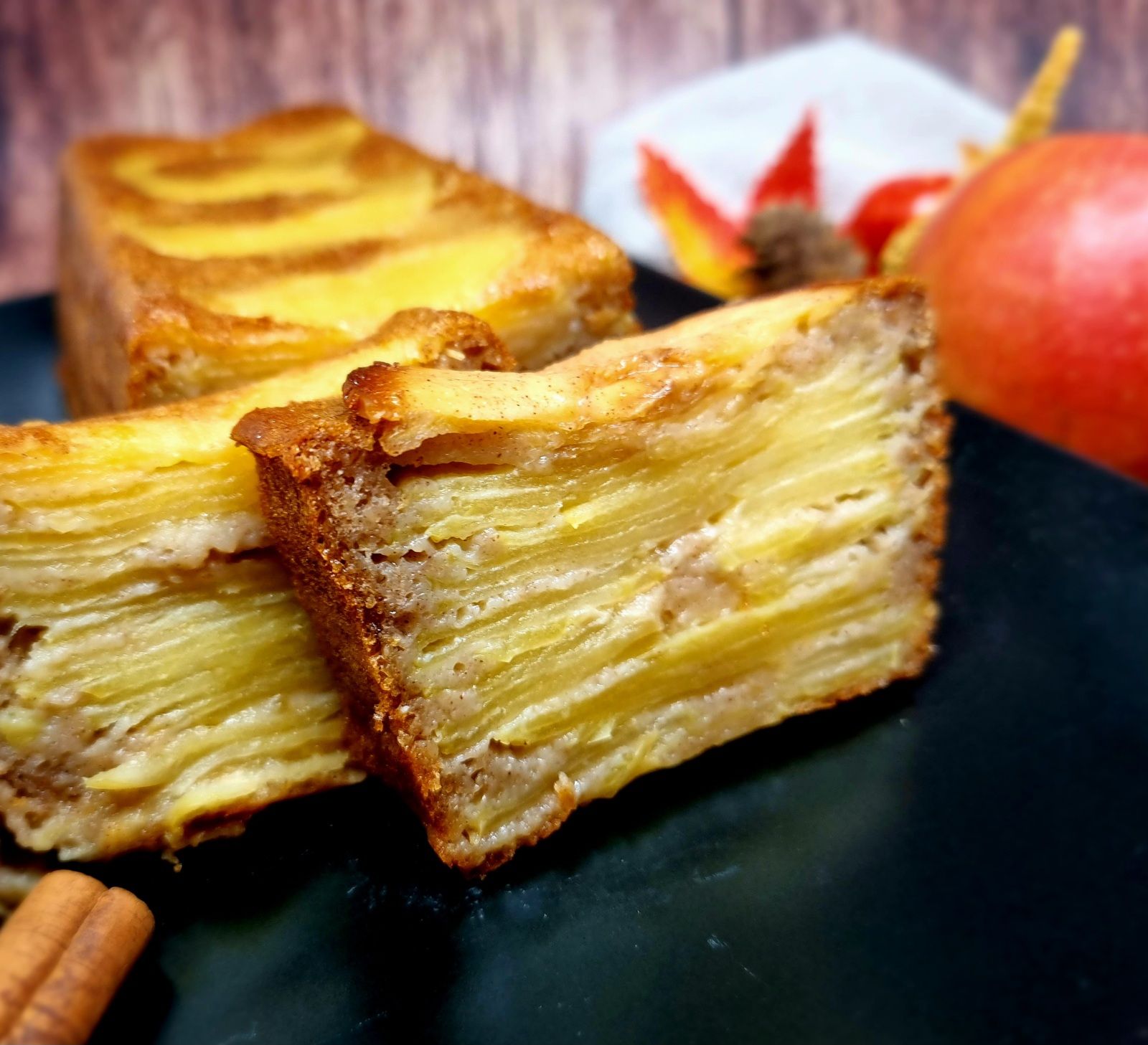 Gâteau invisible aux pommes