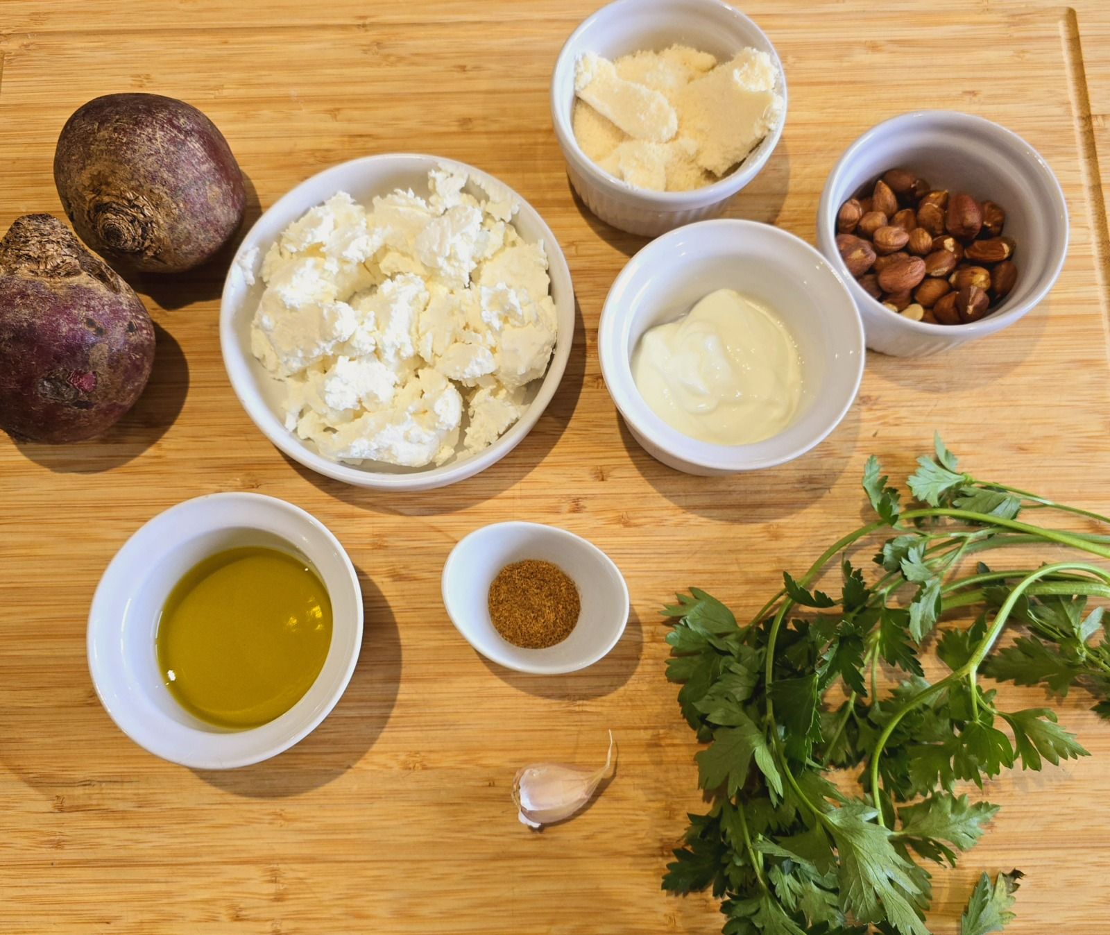 Ravioles de betteraves au chèvre frais