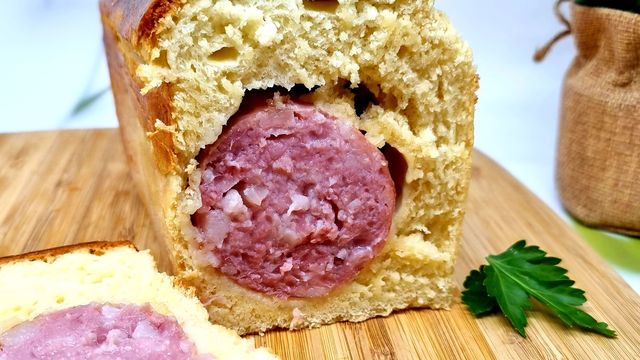 Saucisse de Morteau briochée