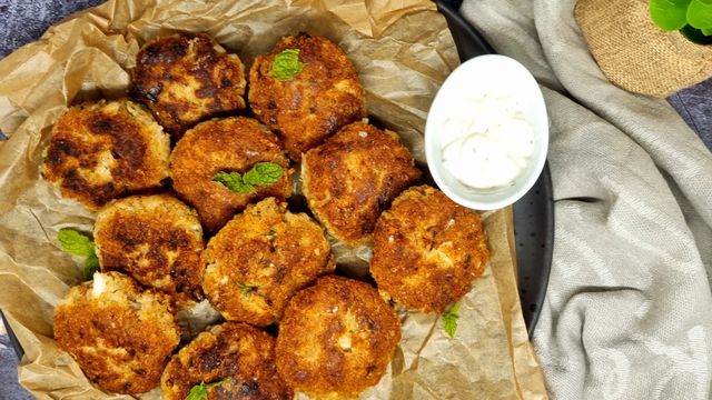 Crabcakes à la menthe