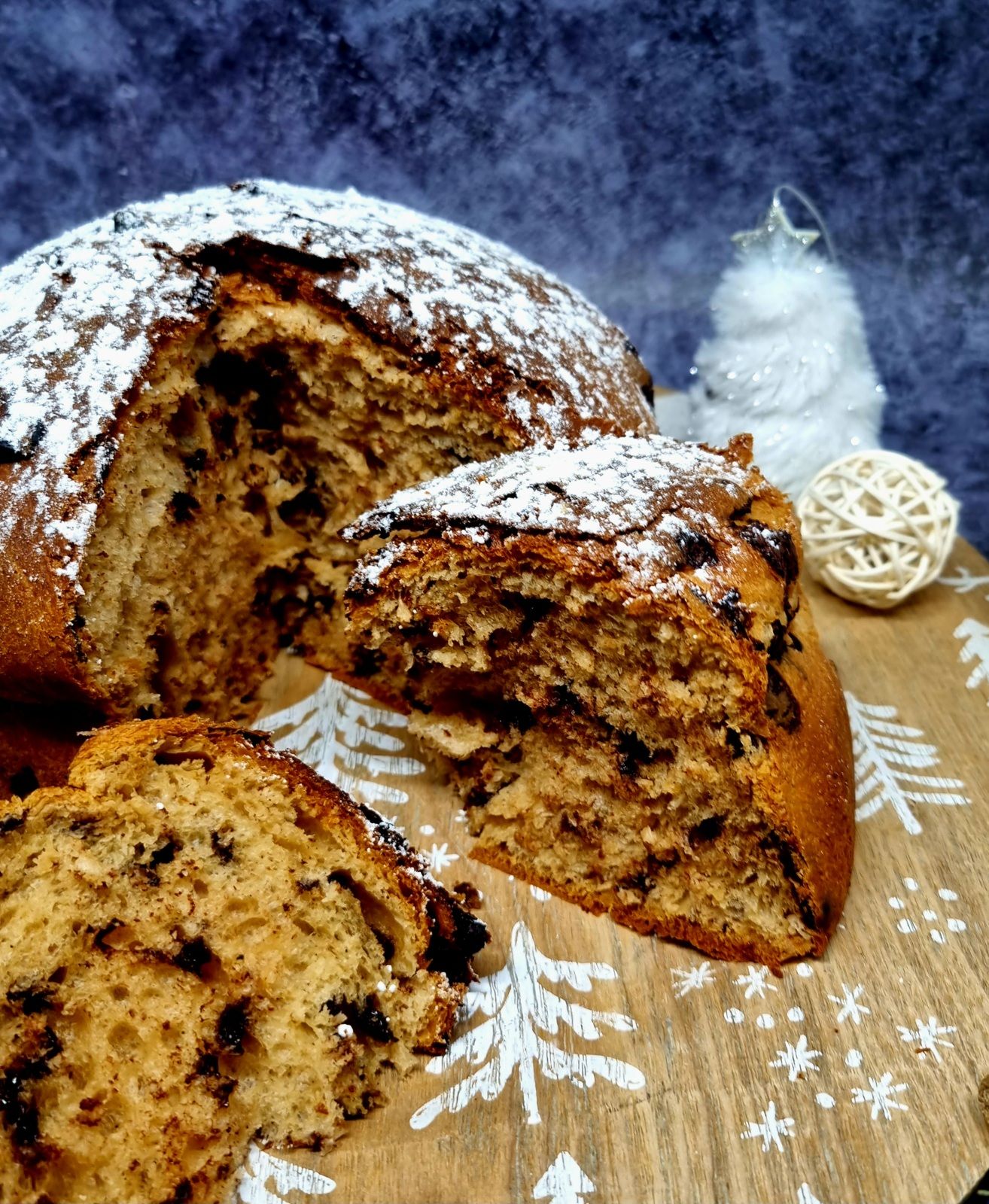 Panettone aux pépites de chocolat