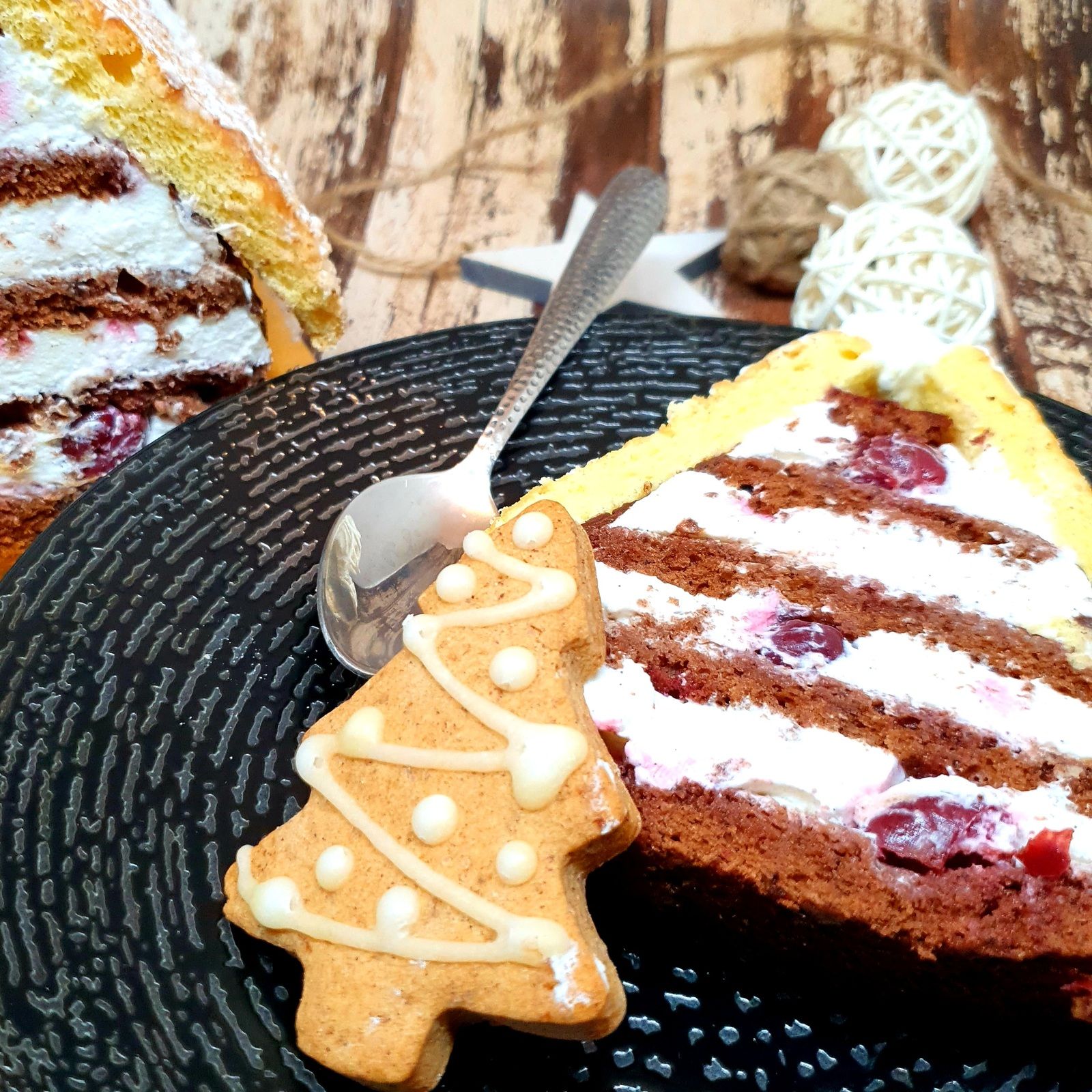 Forêt noire façon bûche