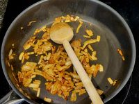 Tatin aux champignons, chèvre et tomates confites