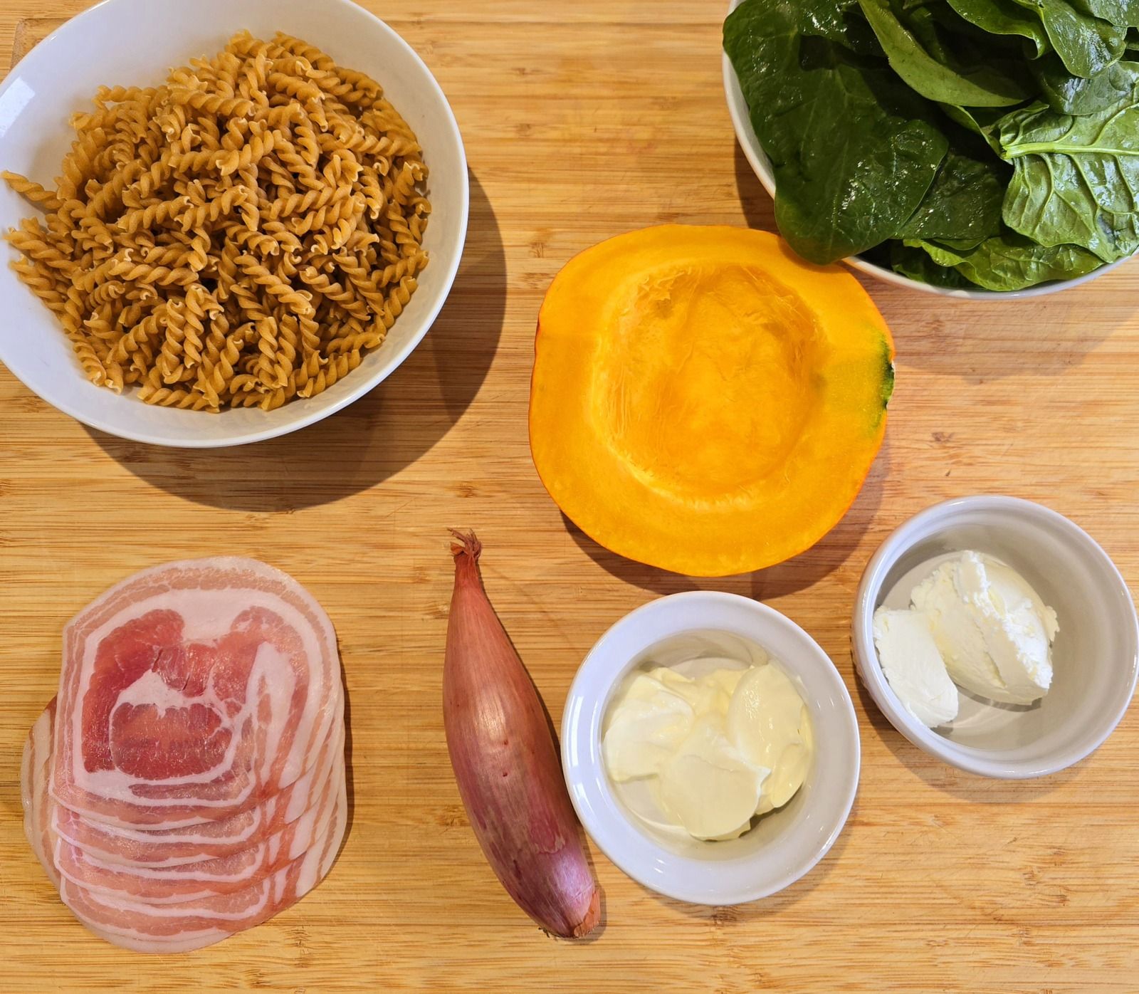 Fusillis au potimarron