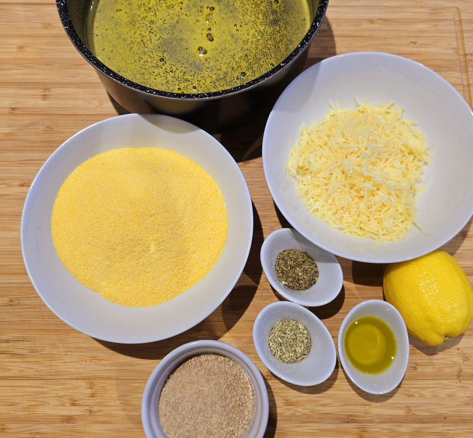 Frites de polenta au comté