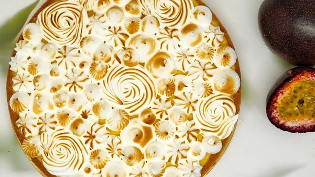 Tarte passion meringuée