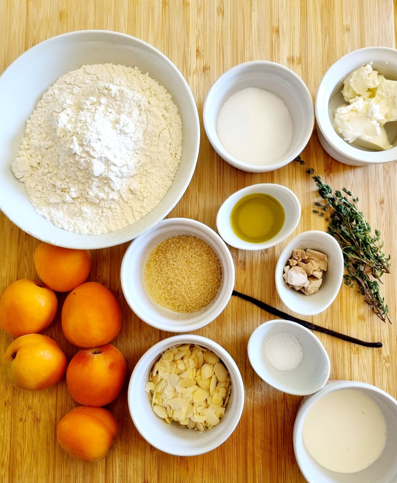Focaccia aux abricots 