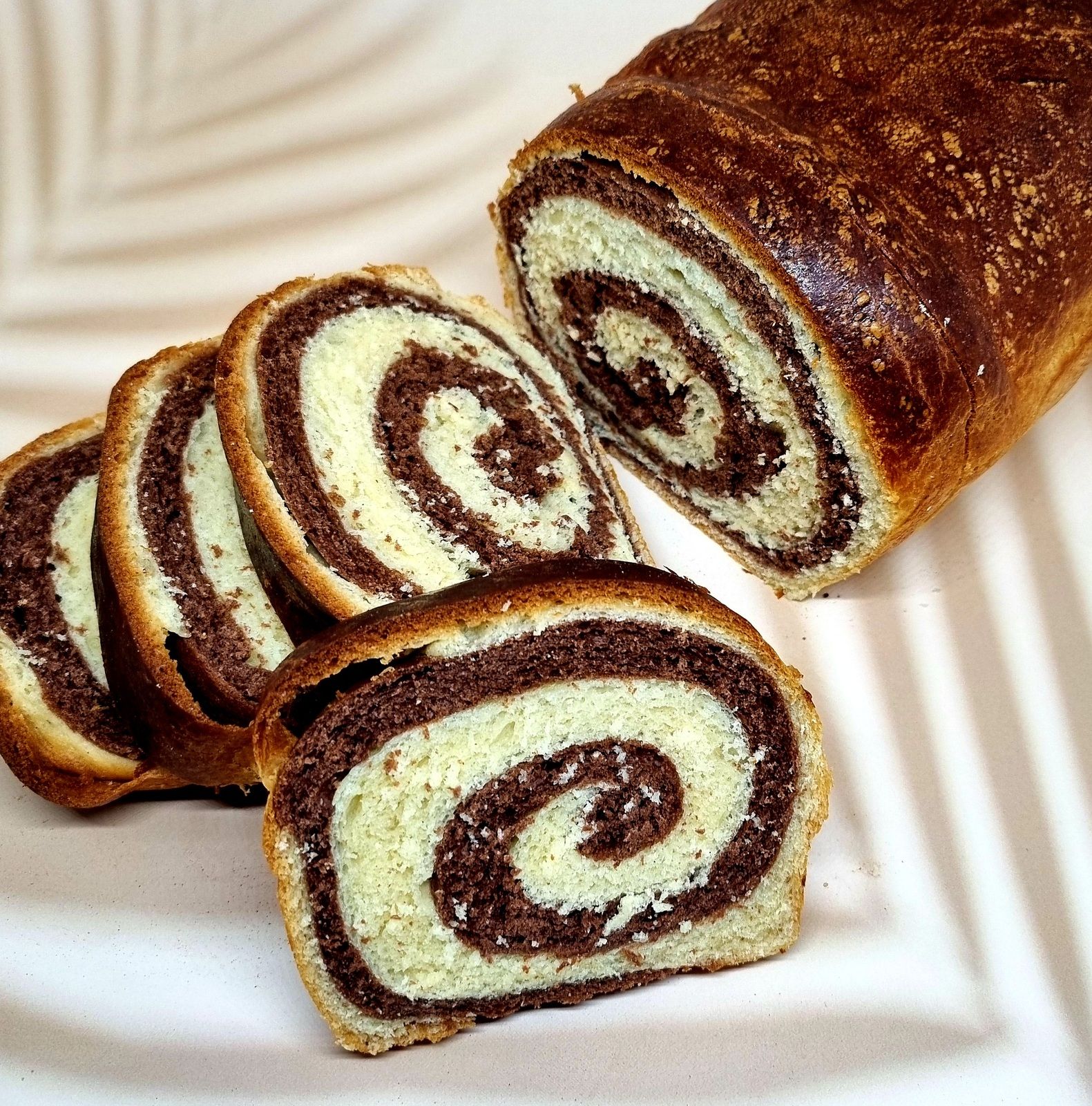 Brioche spirale choco vanille