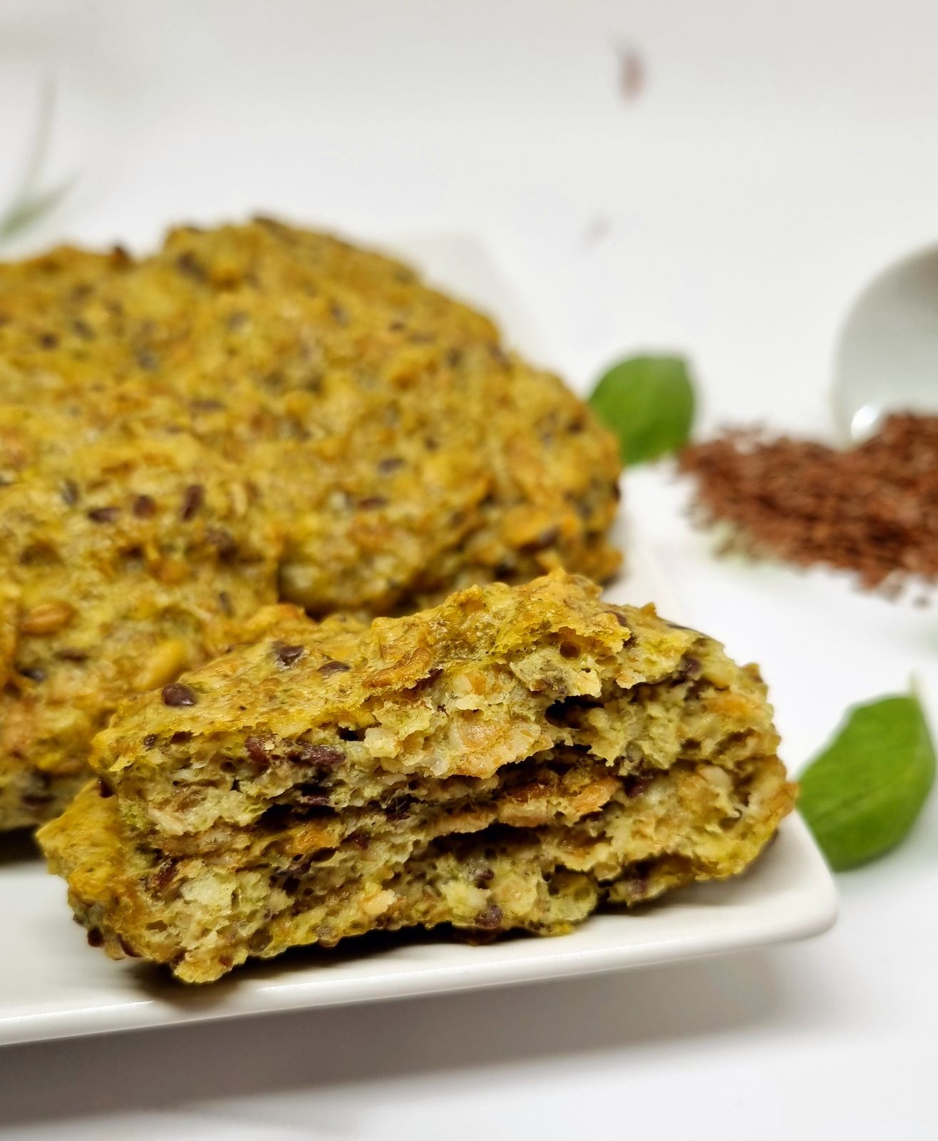 Galettes d'épeautre au pesto