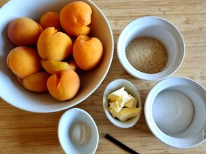 Entremet abricot huile d'olive