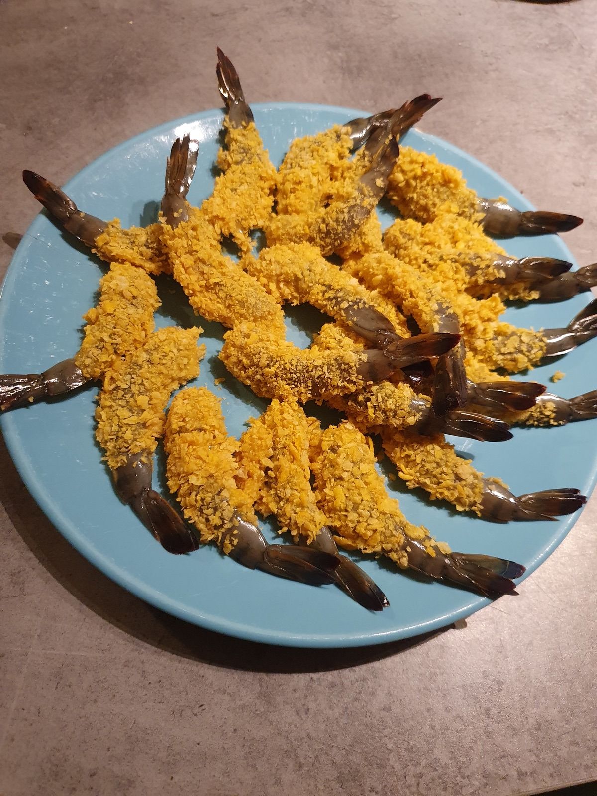 Gambas ultra-croustillantes et guacamole