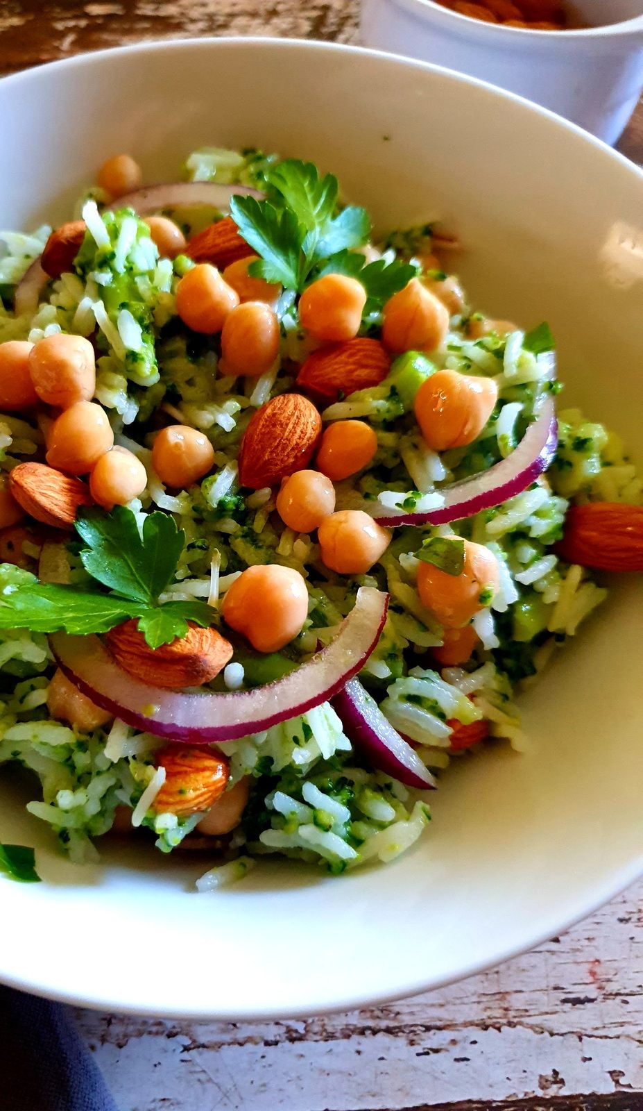Salade de riz au brocoli