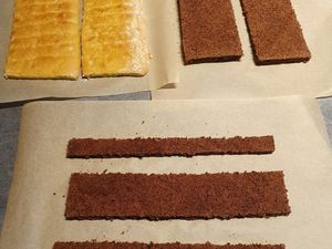 Forêt noire façon bûche