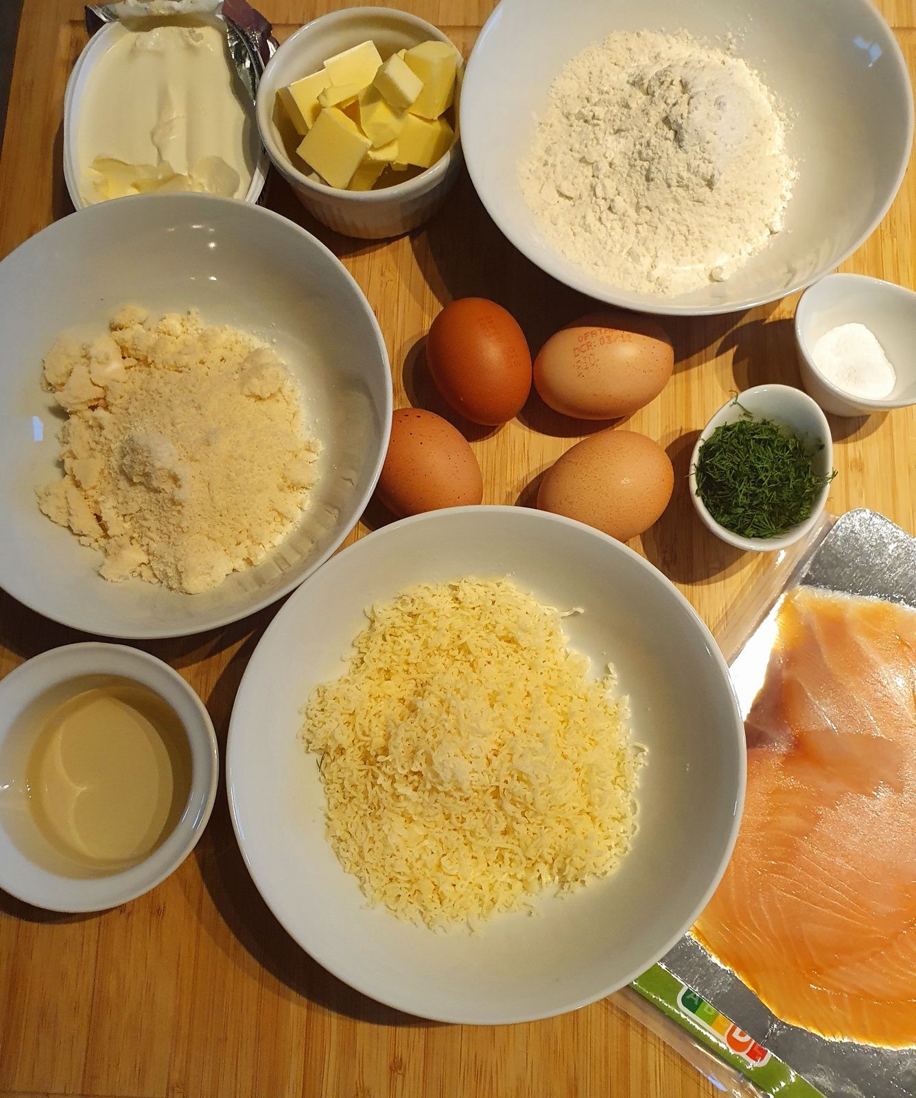 Bûche salée au saumon fumé