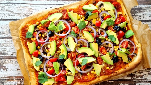 Pizza à la mexicaine