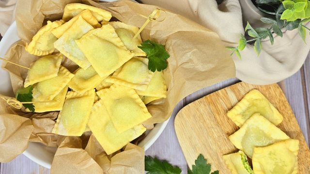 Ravioles croustillantes au fromage