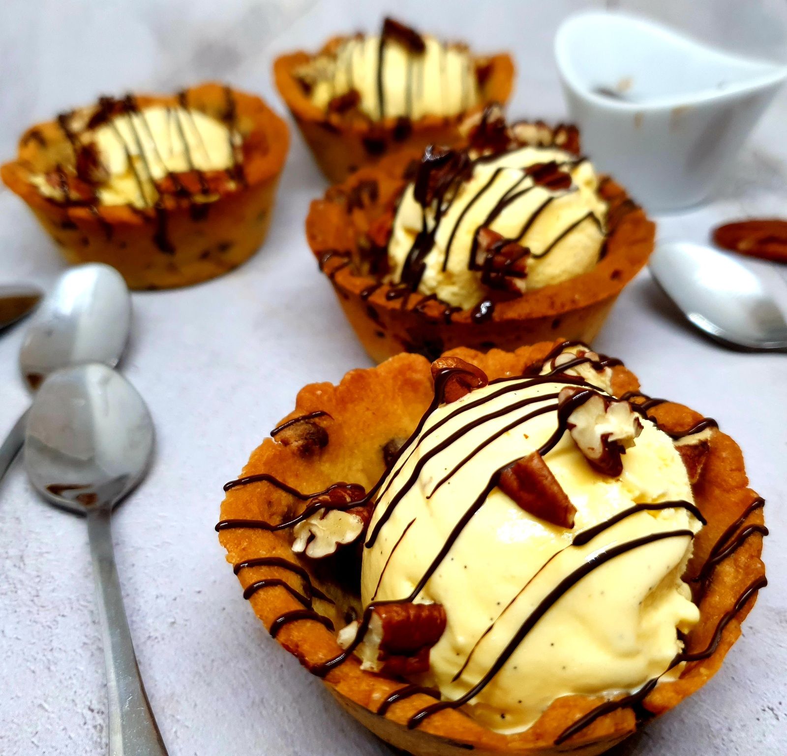 Cookies cups &amp; ice cream