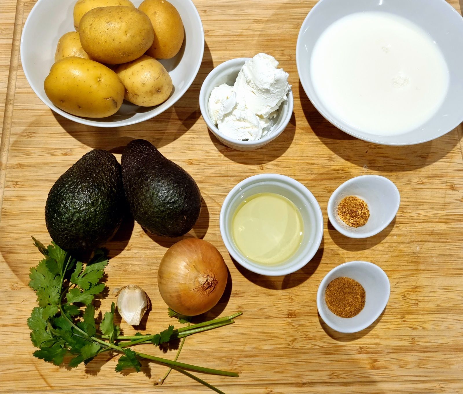 Soupe pomme de terre avocat