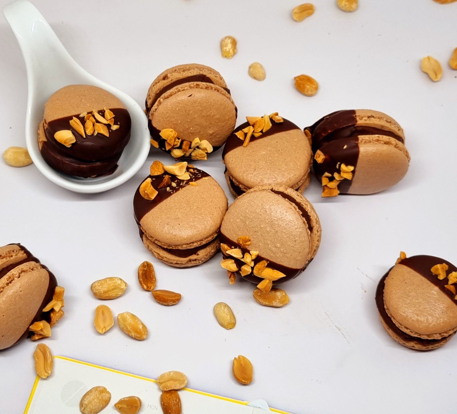 Macarons façon snickers