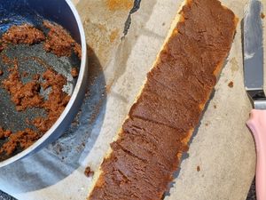 Bûche spéculoos mandarine