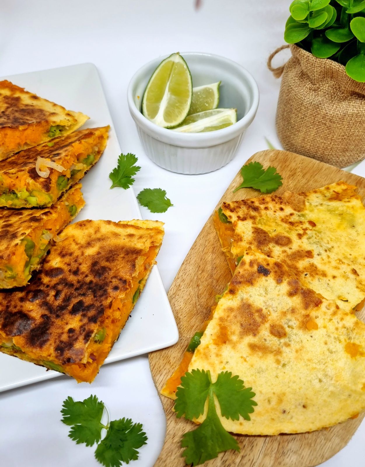 Quesadillas à la patate douce