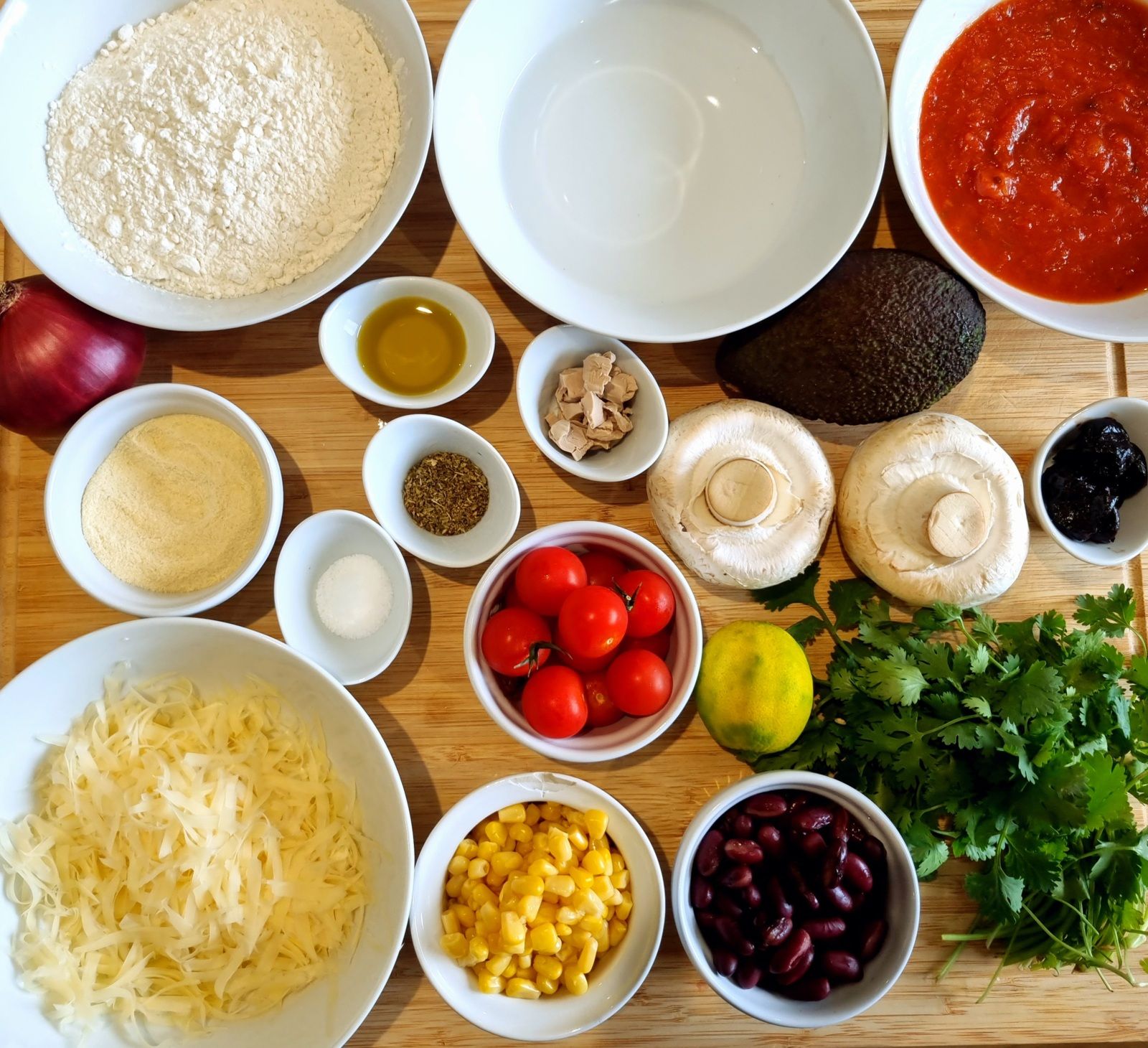 Pizza à la mexicaine