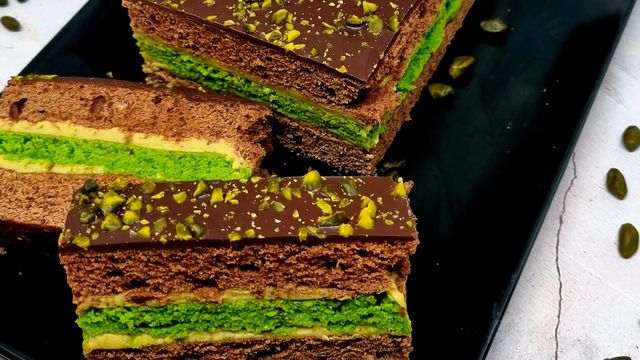 Napolitain choco pistache