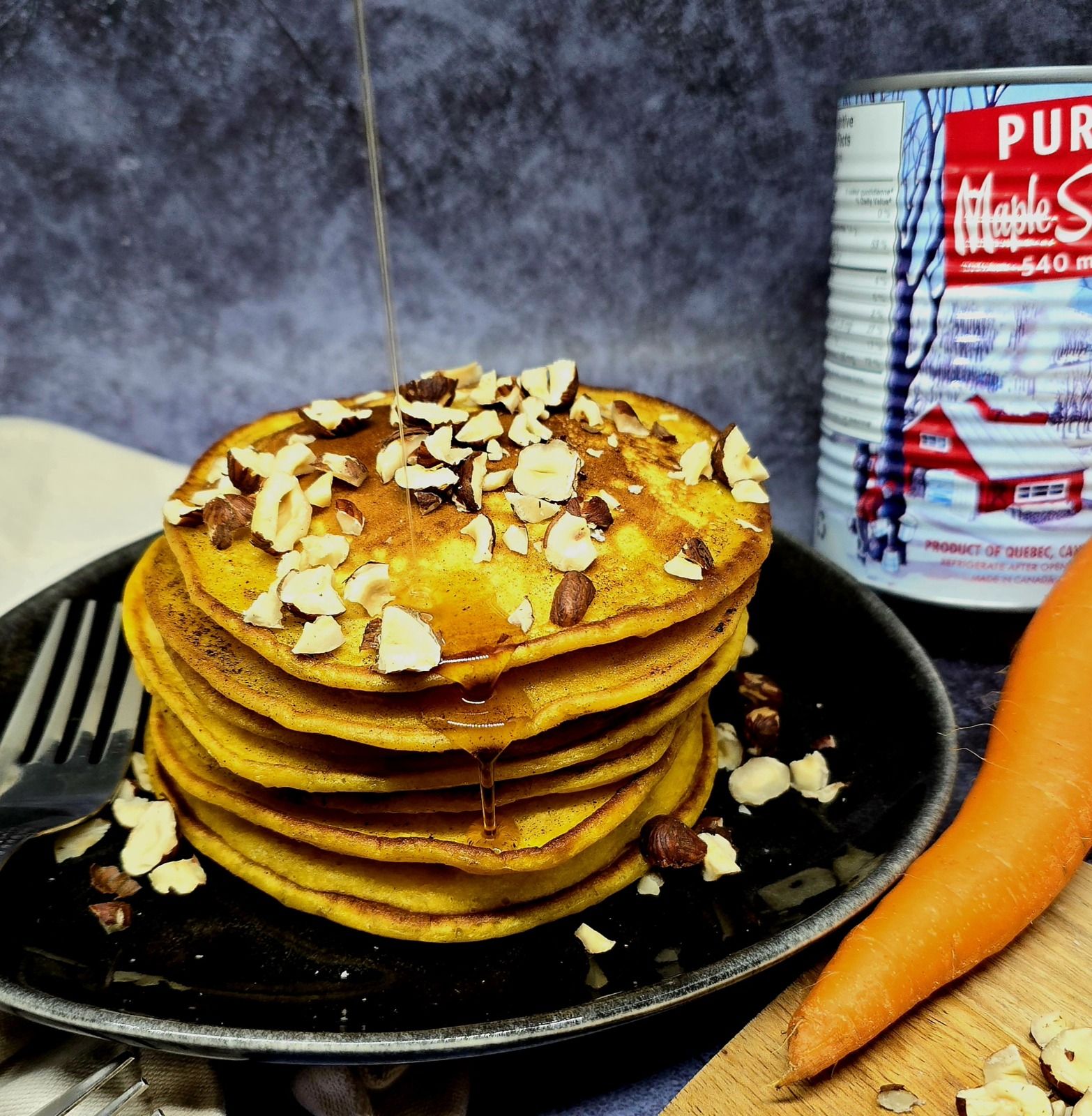 Pancakes à la carotte