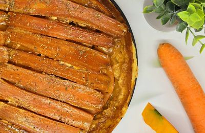 Tatin de carottes et potimarron