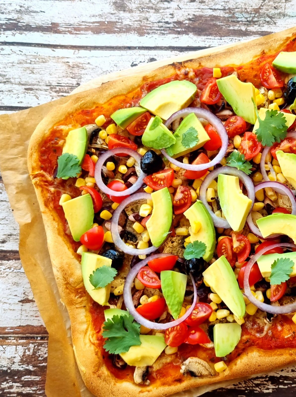 Pizza à la mexicaine
