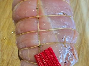 Rôti de dinde farci