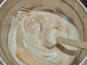 Bûche clémentine et chocolat au caramel