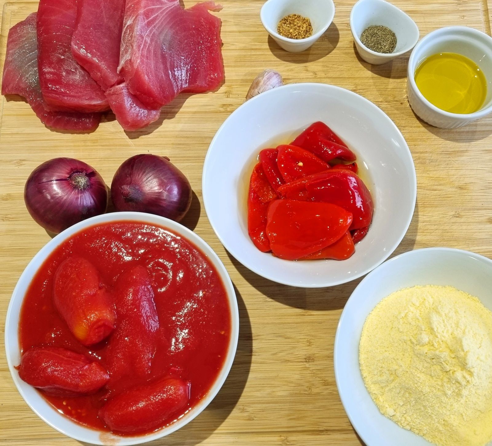 Thon à la basquaise