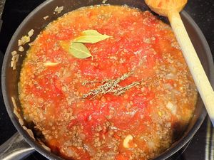 Gâteau de rigatonis à la bolognaise