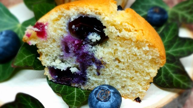 Muffins aux myrtilles