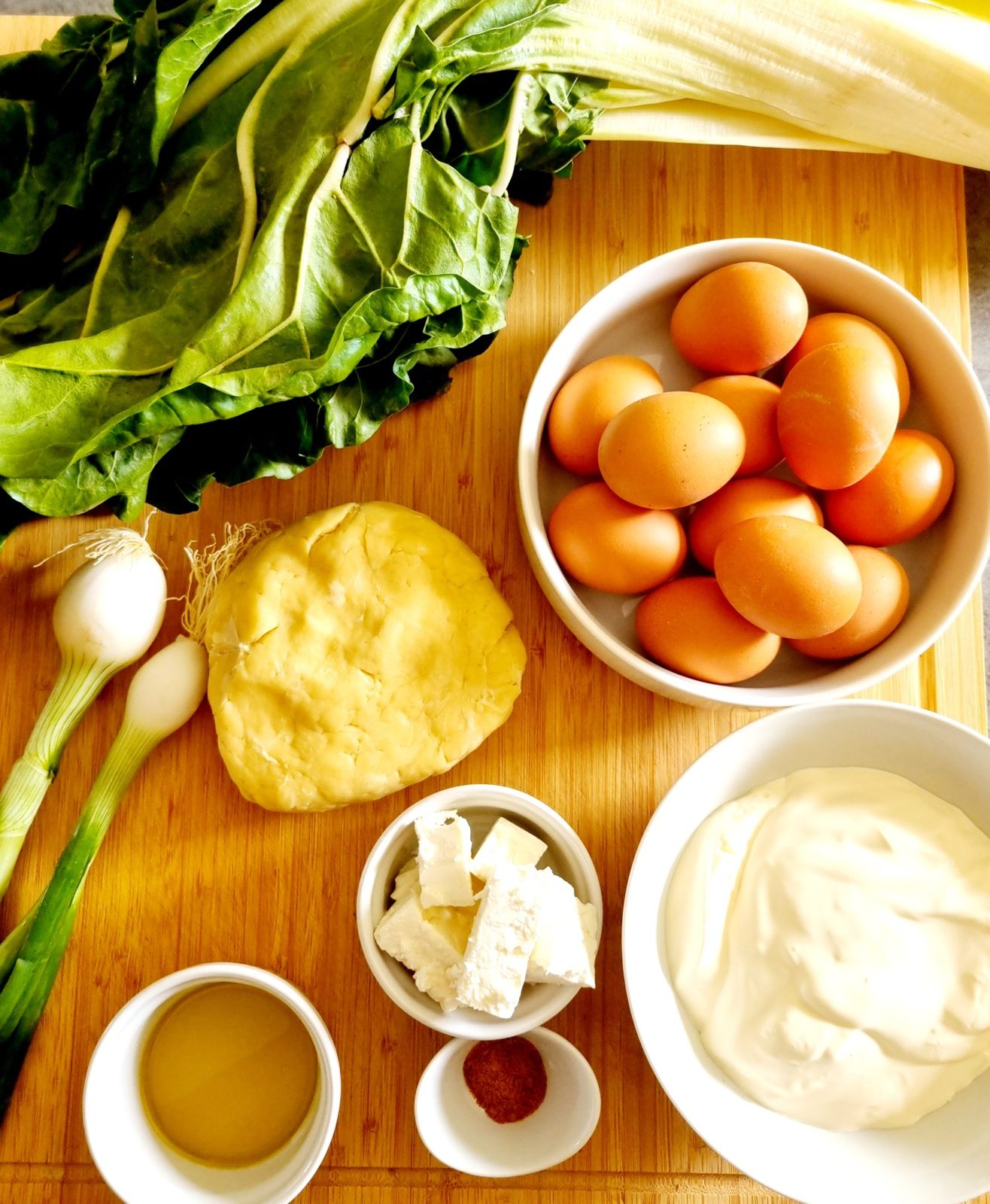 Quiche aux blettes et aux œufs durs