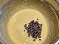 Pancakes healthy banane chocolat noir